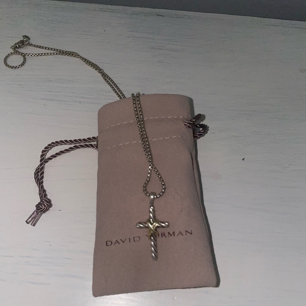 David Yurman Cross X Necklace